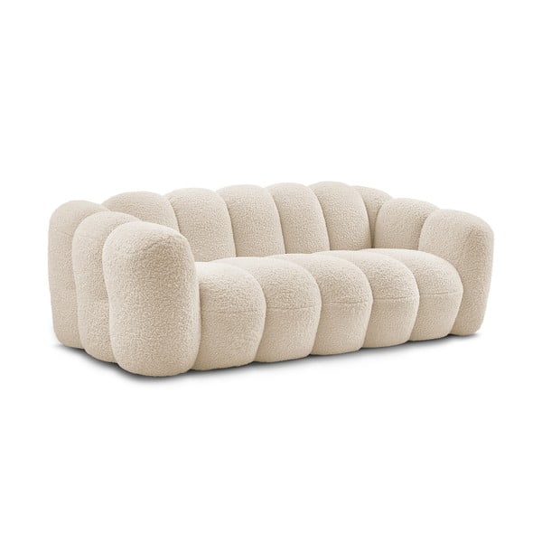 Smėlio spalvos iš boucle sofa 232 cm Hippolyte – Bobochic Paris-image-3