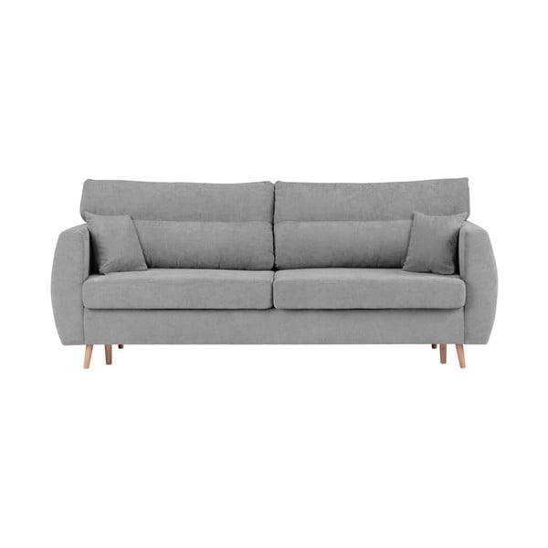 "Cosmopolitan Design Sydney" pilka trivietė sofa-lova su saugykla, 231 x 98 x 95 cm