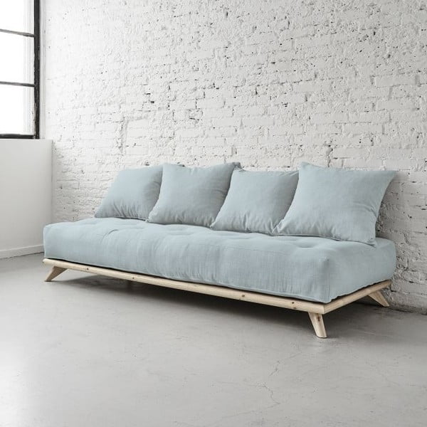 Sofa "Senza Natural/Sky Blue