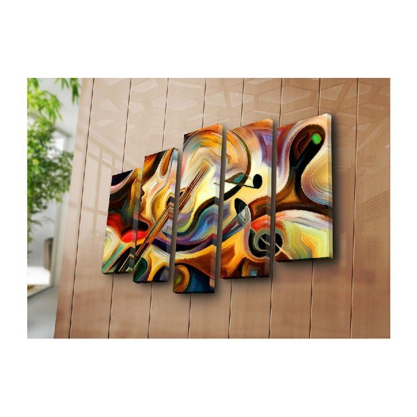 Kelių dalių paveikslas Abstract Music, 105 x 70 cm-image-2