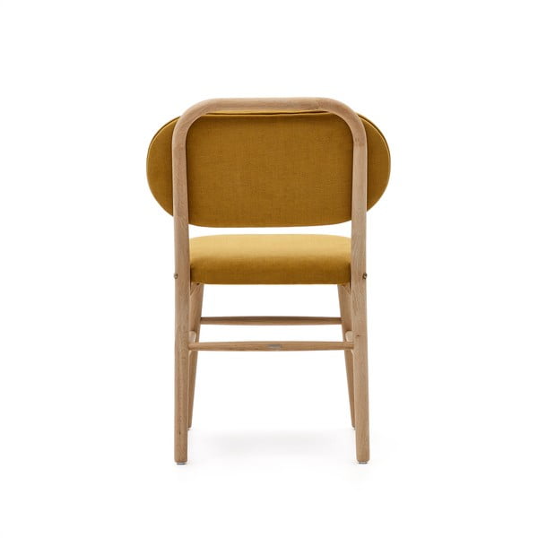 Valgomojo kėdės garstyčių spalvos 2 vnt. Helda – Kave Home-image-3