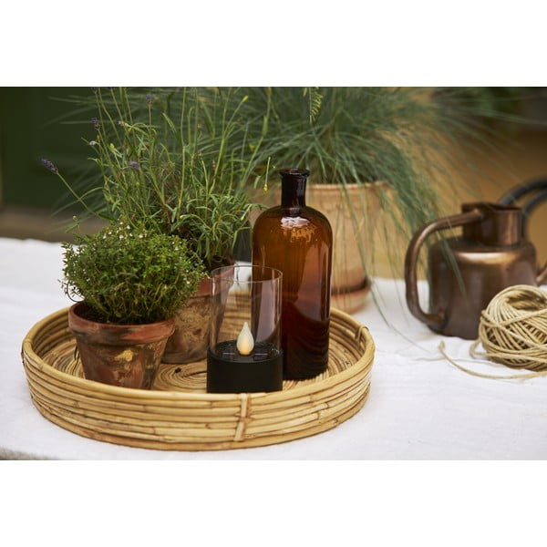 Juodos spalvos LED lauko dekoracija Star Trading Puloun, aukštis 13,5 cm-image-4