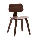 Tamsiai rudos spalvos valgomojo kėdė iš riešutmedžio Gena – Kave Home