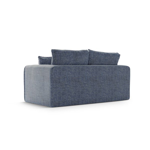 Pilkai mėlynos spalvos sulankstoma sofa 158 cm Lido – Micadoni -image-3