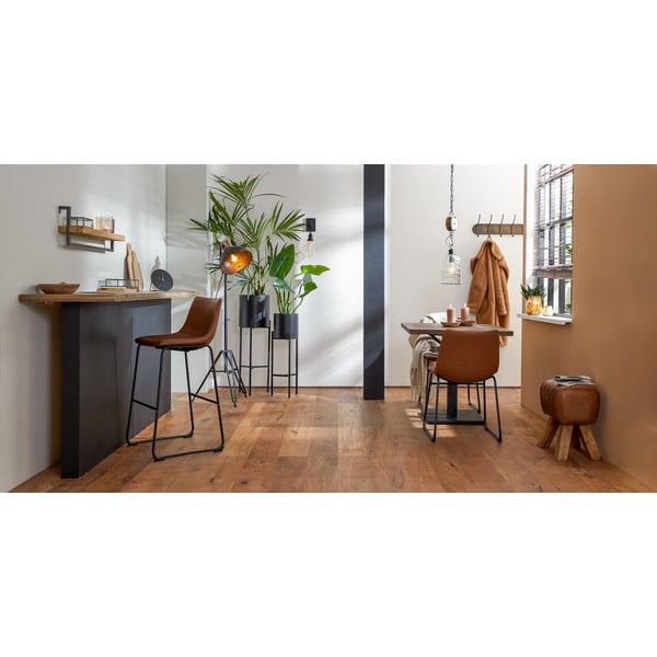 Rudos spalvos taburetė Ramy – Light & Living-image-3
