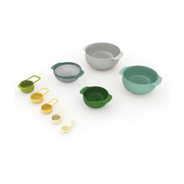 Universalus 9 dalių dubenėlių rinkinys Joseph Joseph Opal-image-3