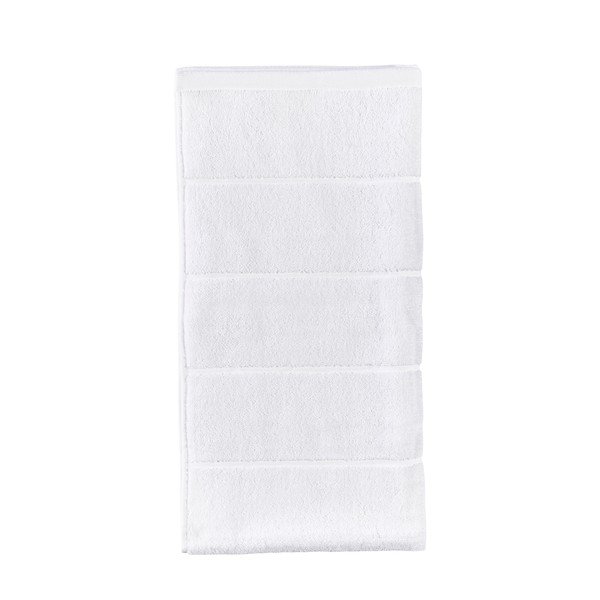 Baltos spalvos iš frote audinio iš medvilnės vonios rankšluostis 70x140 cm Sauna – Zone