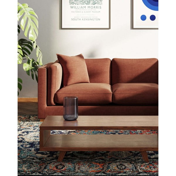 Kampinė sofa raudonos plytų spalvos (su dešiniuoju kampu) Pomo – Ame Yens-image-3