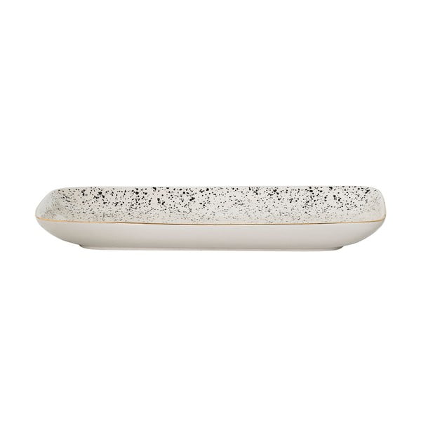 Balta molinė serviravimo lėkštė Bloomingville Venus, 30 x 15 cm-image-1
