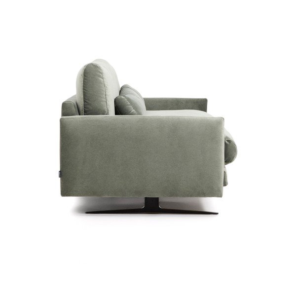 Žalios spalvos sofa iš velveto 240 cm Veliro – Kave Home-image-3