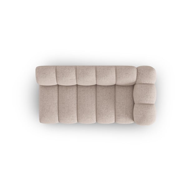 Modulinė sofa smėlio spalvos (su dešiniuoju kampu) Lupine – Micadoni Home-image-3
