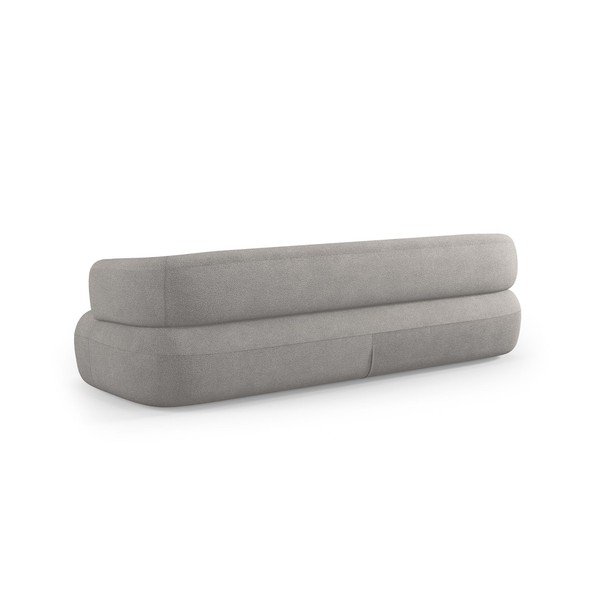 Šviesiai pilkos spalvos sofa iš boucle 200 cm Jenny – Micadoni -image-4