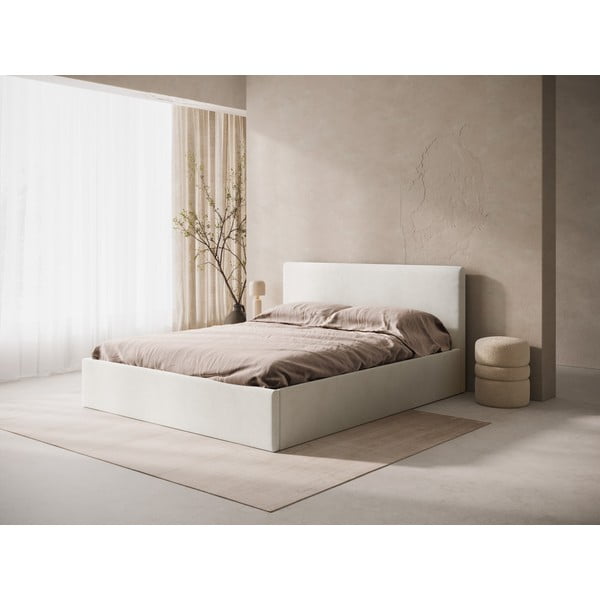 Kreminės spalvos iš audinio galvūgalis 210,5x100 cm Remo – Micadoni -image-1