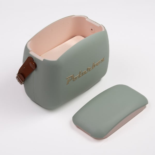 Pilkai žalios spalvos termo dėžė 6 l Classic Gold – Polarbox-image-3