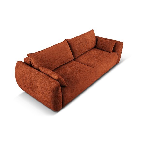 Sofa oranžinės spalvos 240 cm Matera – Cosmopolitan Design-image-4