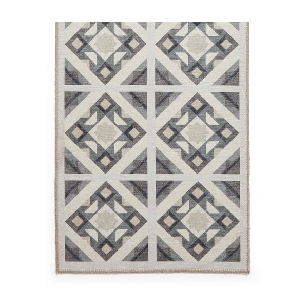Skalbiamas pilkos spalvos kilimas 61x170 cm Victoria Beige – Think Rugs-image-4