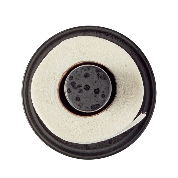 Juodos spalvos iš molio popierinio rankšluosčio stovas ø 13 cm Gastro  – Bitz-image-2