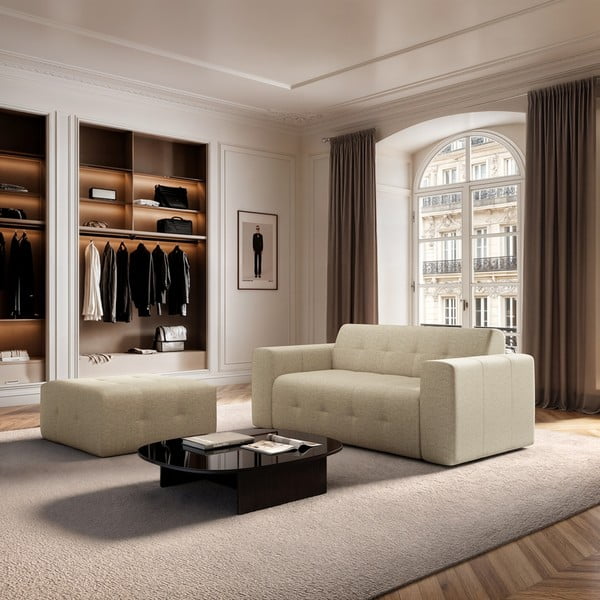 Smėlio spalvos sofa 199 cm Tuil – Rodier-image-1