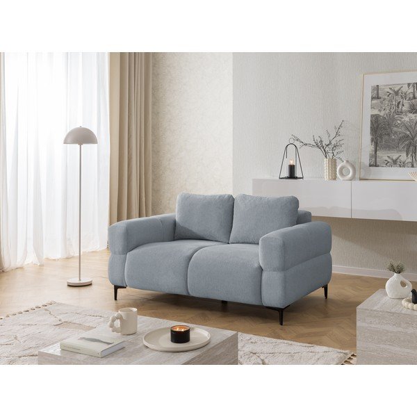 Pilkai mėlynos spalvos sofa 154 cm Helio – Ropez-image-4