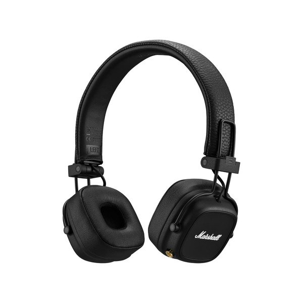 Juodos "Bluetooth" ausinės "Marshall Major IV-image-2