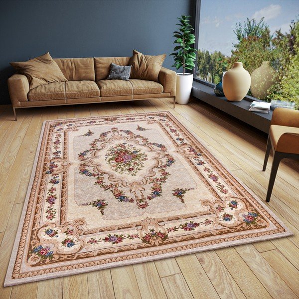 Kilimas smėlio spalvos 150x220 cm Hafsa – Hanse Home-image-1
