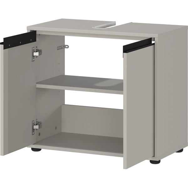 Spintelė po kriaukle pilkos spalvos 63x55 cm Lemont – Germania-image-3