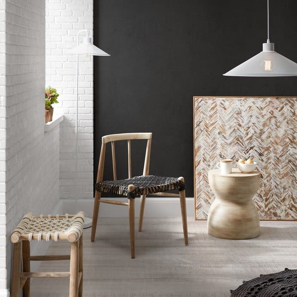 Tikmedžio kėdutė su sėdyne iš medvilninės virvės Kave Home Eclipse-image-1