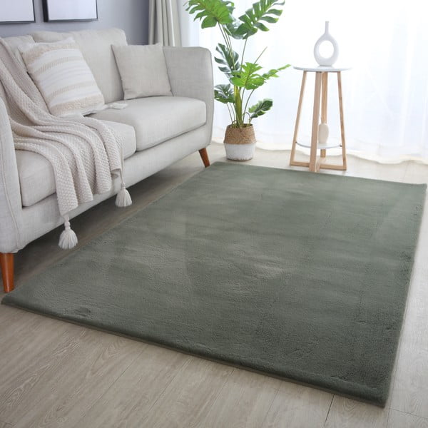 Skalbiamas kilimas žalios spalvos 160x230 cm Pouffy – Ayyildiz Carpets-image-1