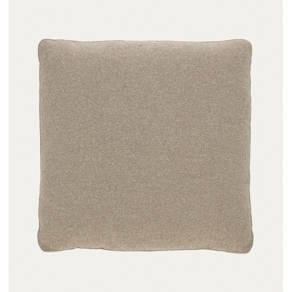 Smėlio spalvos iš šenilinio audinio sofos pagalvėlė Blok – Kave Home-image-3