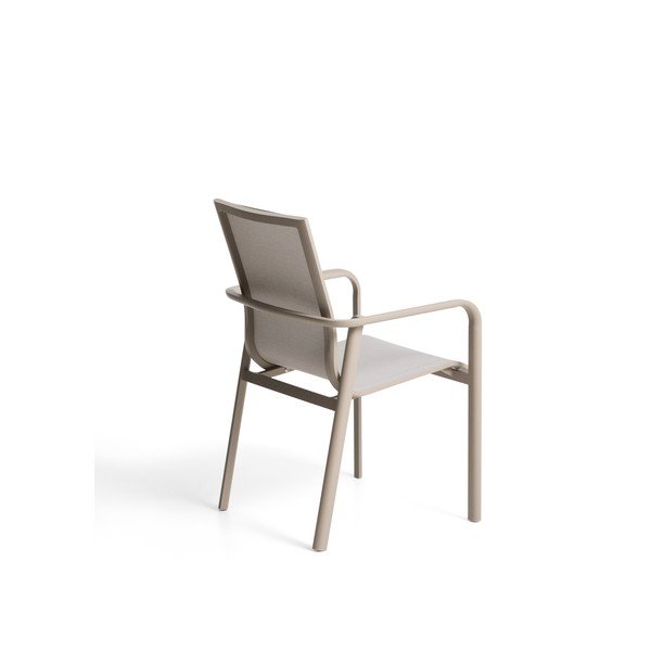 Smėlio spalvos/taupe spalvos sodo kėdė Canea – Kave Home-image-4