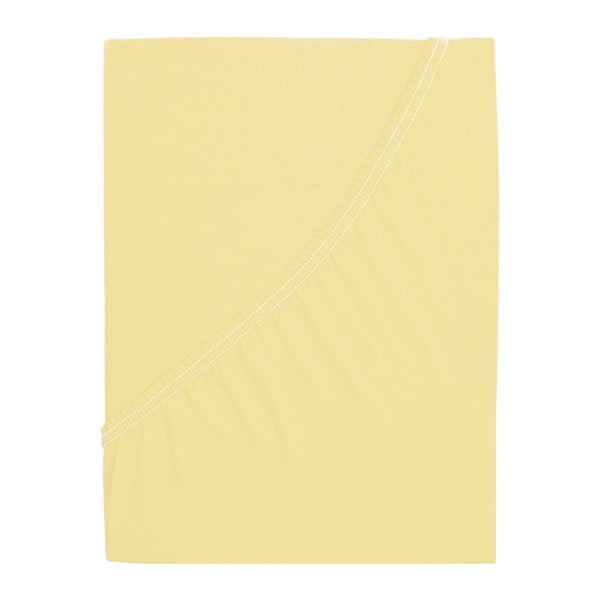 Paklodė geltonos spalvos su guma 120x200 cm – B.E.S.