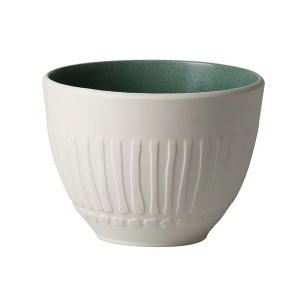 Baltas ir žalias porcelianinis puodelis "Villeroy & Boch Blossom", 450 ml