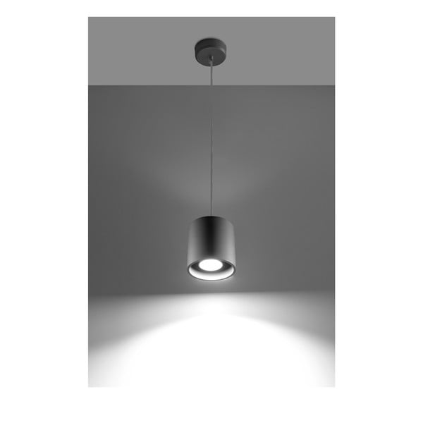 Pilkas pakabinamas šviestuvas Sollux Roda-image-4