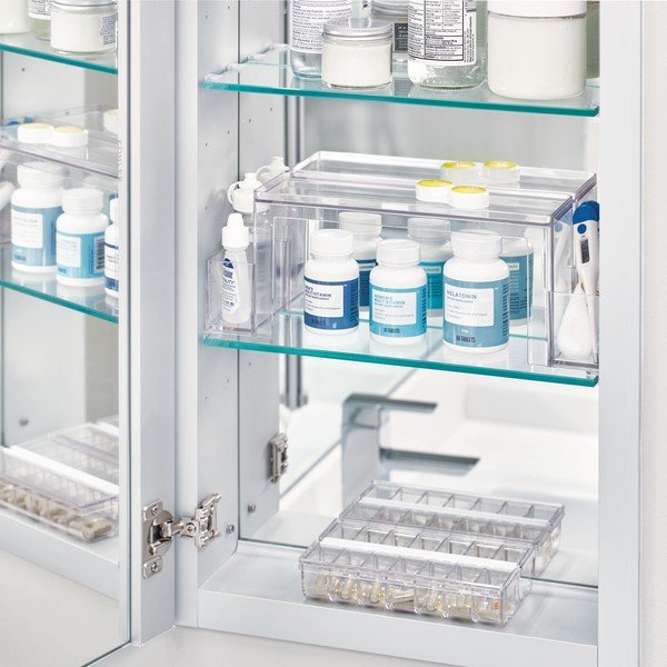 Vonios organizatorius Crystalline – iDesign/The Home Edit-image-1
