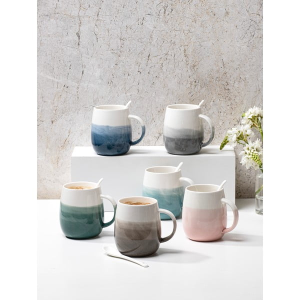 Iš porceliano  puodelis mėlynos spalvos 380 ml Immerse – Ladelle-image-1