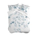 Viengulis antklodės užvalkalas iš medvilnės baltos spalvos/mėlynos spalvos 140x200 cm Ginkgo – Blanc