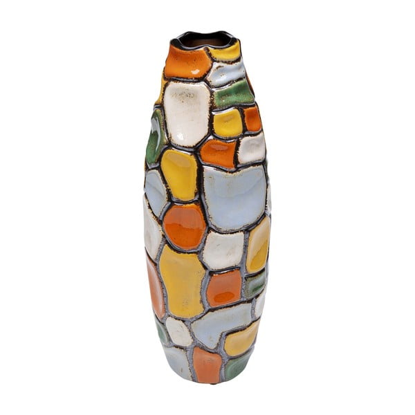 Spalvotos keramikos vaza Kare Design Jolly Spots, aukštis 41 cm