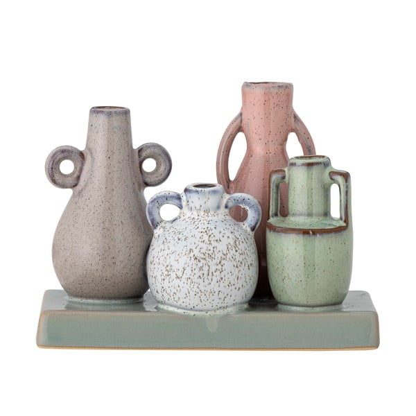 Iš akmens masės vaza (aukštis 11 cm) Aidan – Bloomingville