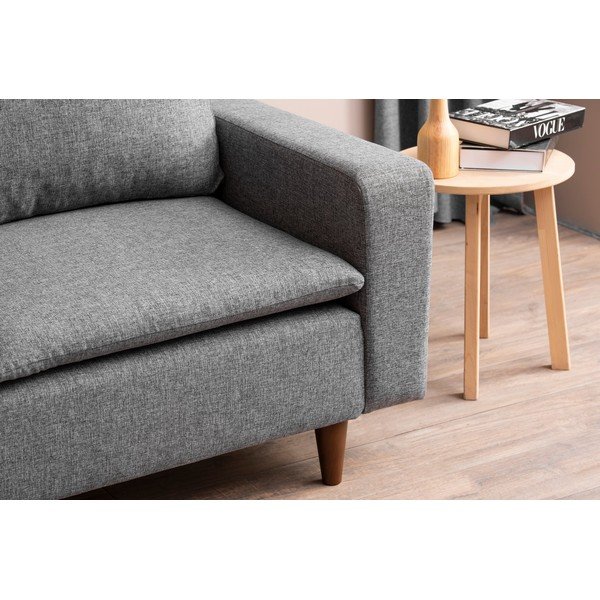 Kampinė sofa šviesiai pilkos spalvos (su kairiuoju kampu) Lungo – Balcab Home-image-4