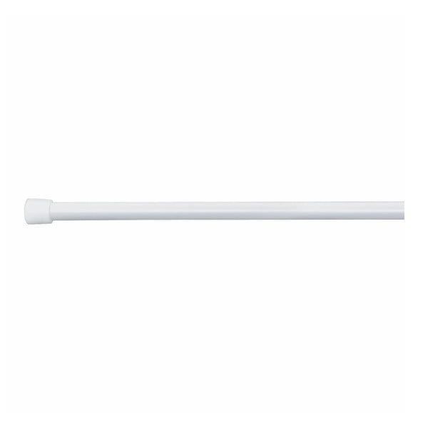 Baltos spalvos reguliuojamo ilgio dušo užuolaidų strypas InterDesign, 127-221 cm ilgio