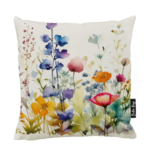 Dekoratyvinis pagalvės užvalkalas 50x50 cm Watercolour Flowers – Butter Kings