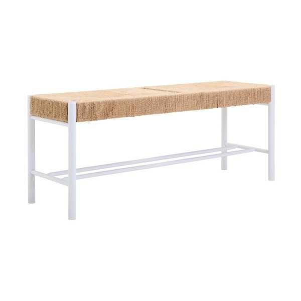 Natūralios spalvos medžio masyvo suolas Bandar – Premier Housewares