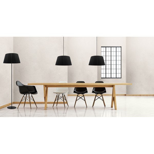 Juodas dviejų šakų pakabinamas šviestuvas Sotto Luce KAMI Elementary L 2S-image-2