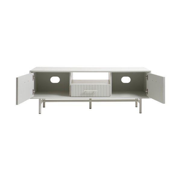 TV spintelė pilkos spalvos 140x50x45 cm Palma – Unique Furniture-image-4