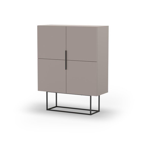 Spintelė pilkos spalvos/smėlio spalvos 100x130 cm Titan – Marckeric-image-3