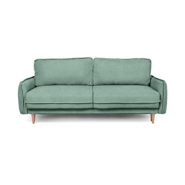 Sulankstoma sofa žalios spalvos iš boucle 215 cm Patti – Bonami Selection