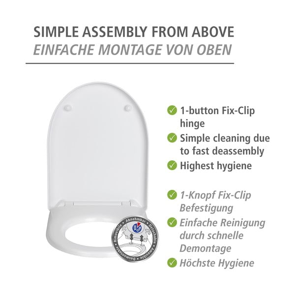 Tualeto sėdynė su automatiniu uždarymu Sindia - Wenko-image-3