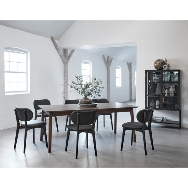 Prailginamas valgomojo stalas su ąžuolo dekoro stalviršiu 95x190 cm Baro – Unique Furniture-image-1