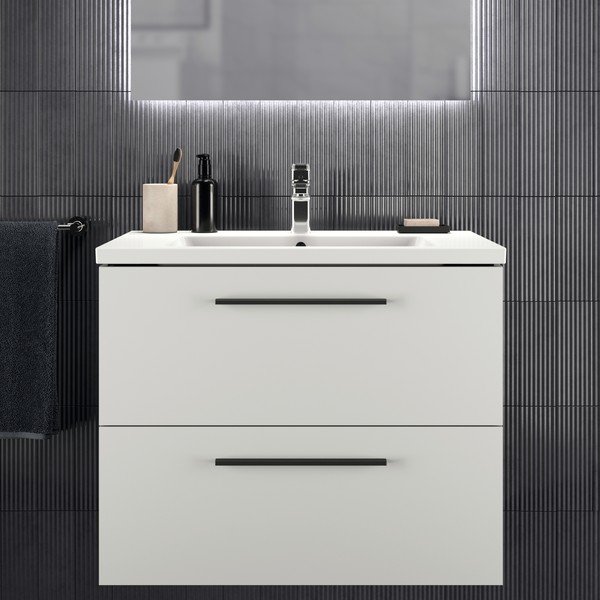Pakabinama spintelė po kriaukle baltos spalvos 80x63 cm i.Life B – Ideal Standard-image-1