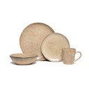 Smėlio spalvos akmens masės pietų servizas 16 vnt. Glosia - Bonami Selection